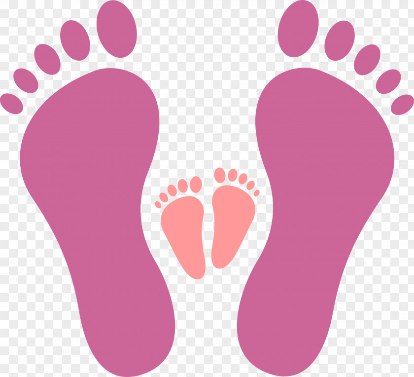 Big Footprints And Small Download Icon PNG