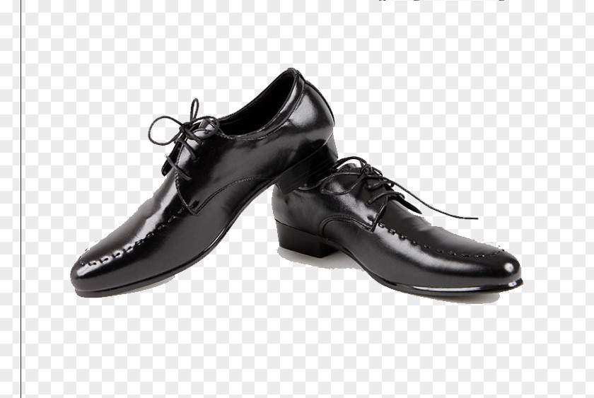Black Shoes Oxford Shoe Leather PNG