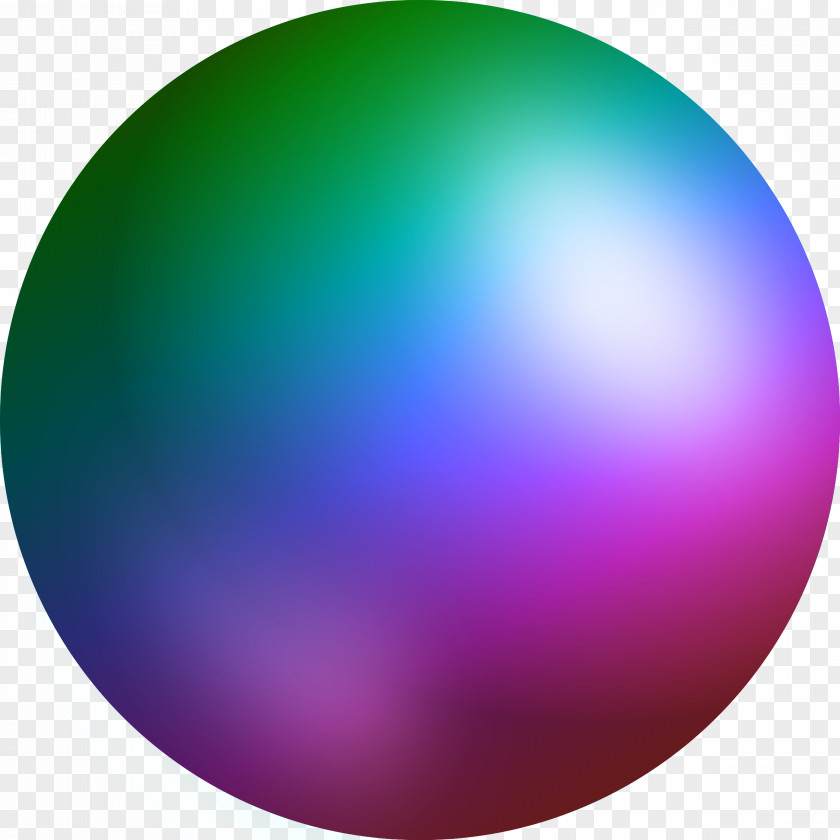 Colorful Sphere Rainbow Clip Art PNG