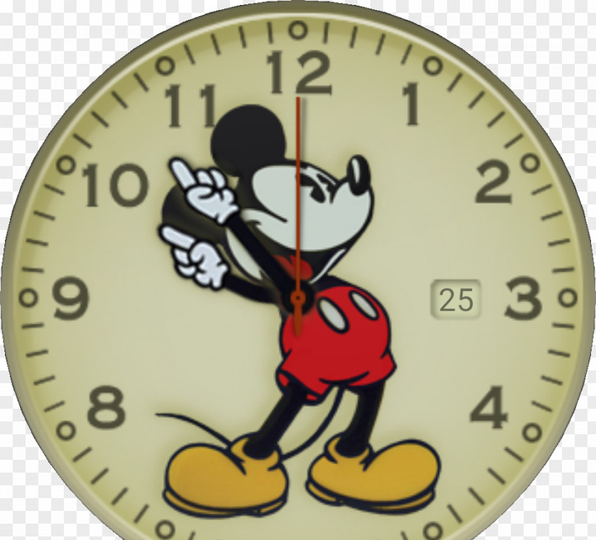 Many Clocks Mickey Mouse Minnie Moto 360 (2nd Generation) Smartwatch PNG