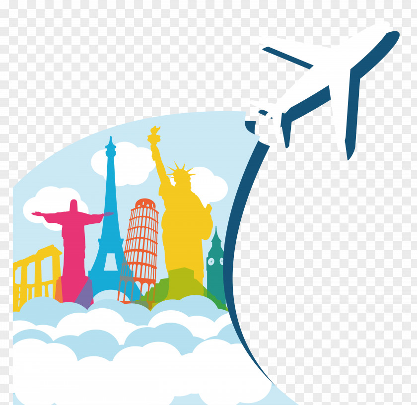 World Travel Airplane Air PNG