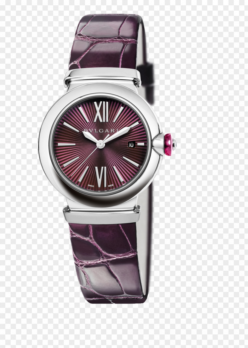 Bulgari Watches Purple Female Form Watch Jewellery Cabochon Strap PNG