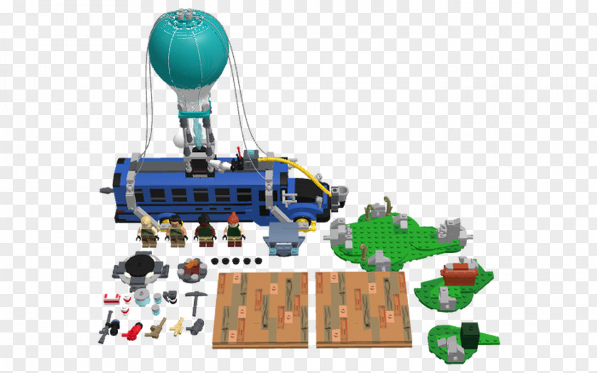 Bus LEGO Fortnite Battle Royale Game PNG