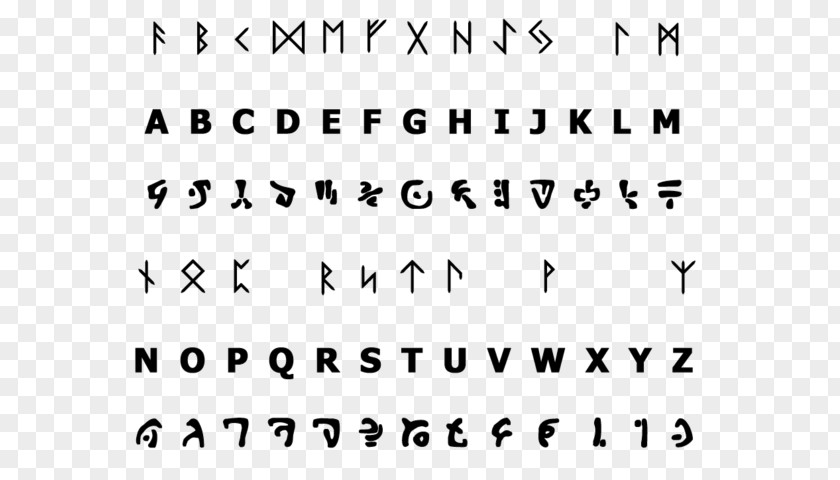 Calligraphy Text Runes Alphabet Legacy Of Kain Letter Cirth PNG