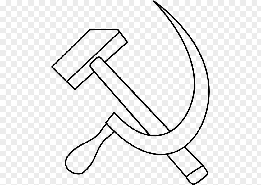 Cartoon Fingerprint Soviet Union Hammer And Sickle Communist Symbolism PNG