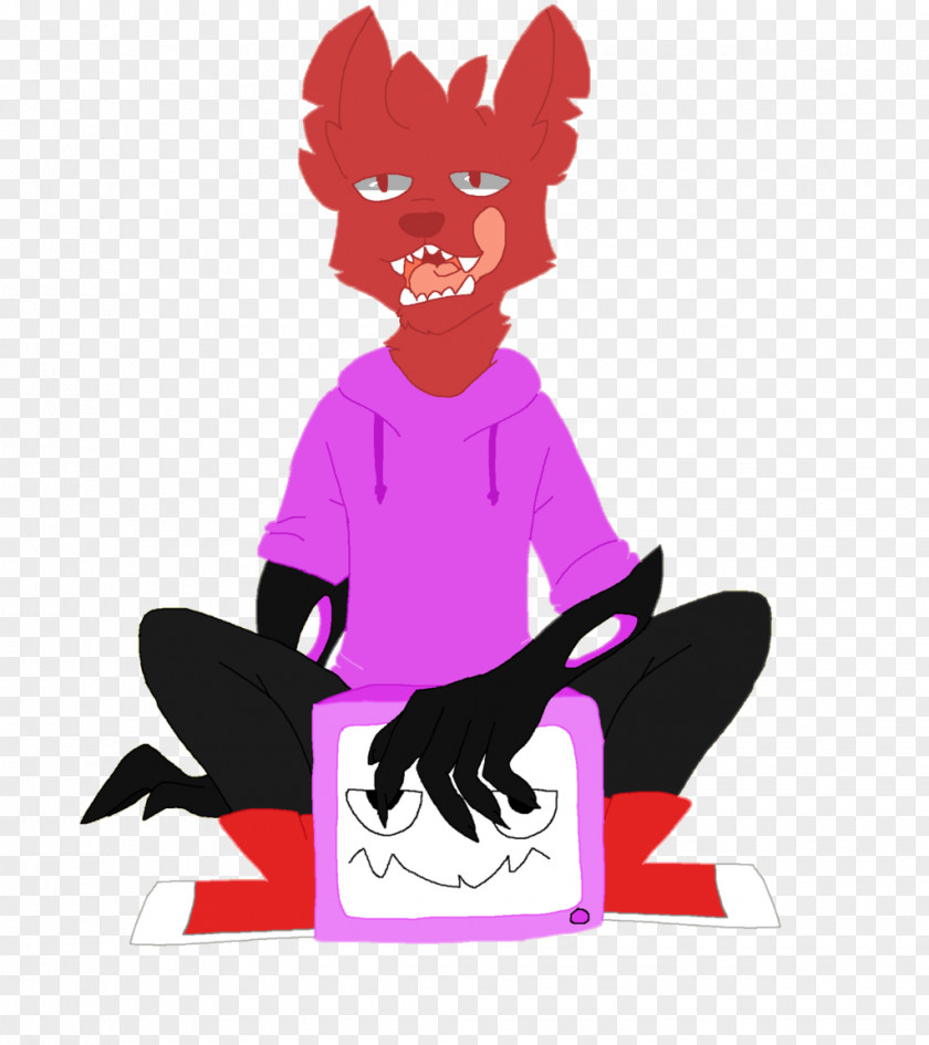 Furry Mammal Pink M Character Clip Art PNG