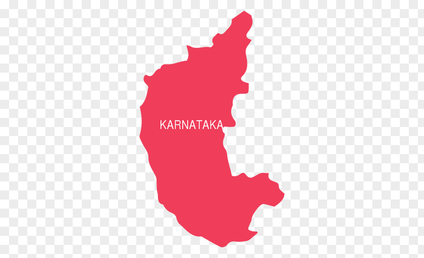 Map Karnataka Vector Blank PNG