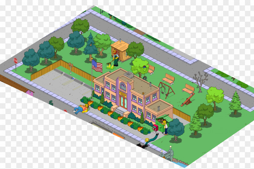 Design The Simpsons: Tapped Out School ProBoards Urban PNG