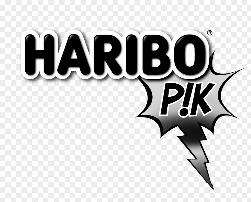 Haribo Logo Brand Font Black And White PNG