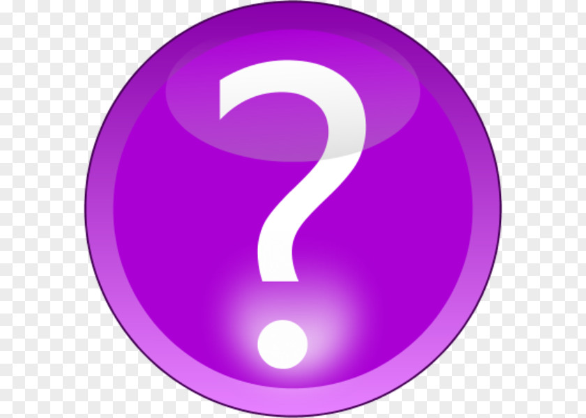 Purple Question Mark Color Clip Art PNG
