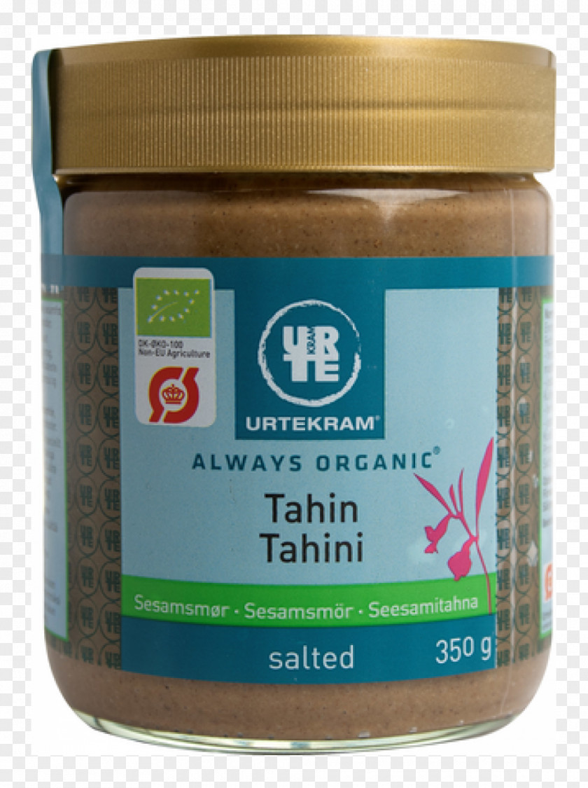 Salted Tahini Organic Food Hummus Sesame Spread PNG