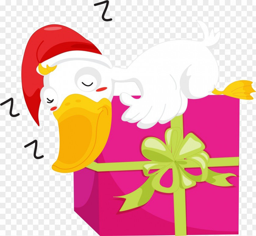 Cartoon Gift Box Duck Royalty-free Stock Photography Illustration PNG
