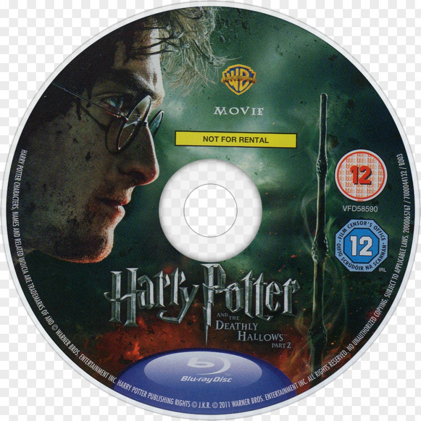 Harry Potter Compact Disc And The Deathly Hallows Blu-ray Ultra HD PNG