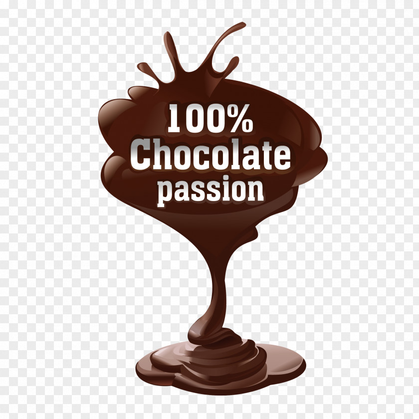 Liquid Chocolate Truffle Bar Cocoa Bean PNG