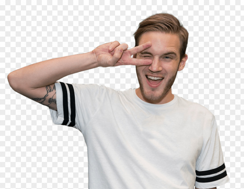 Youtube PewDiePie YouTuber T-shirt PNG