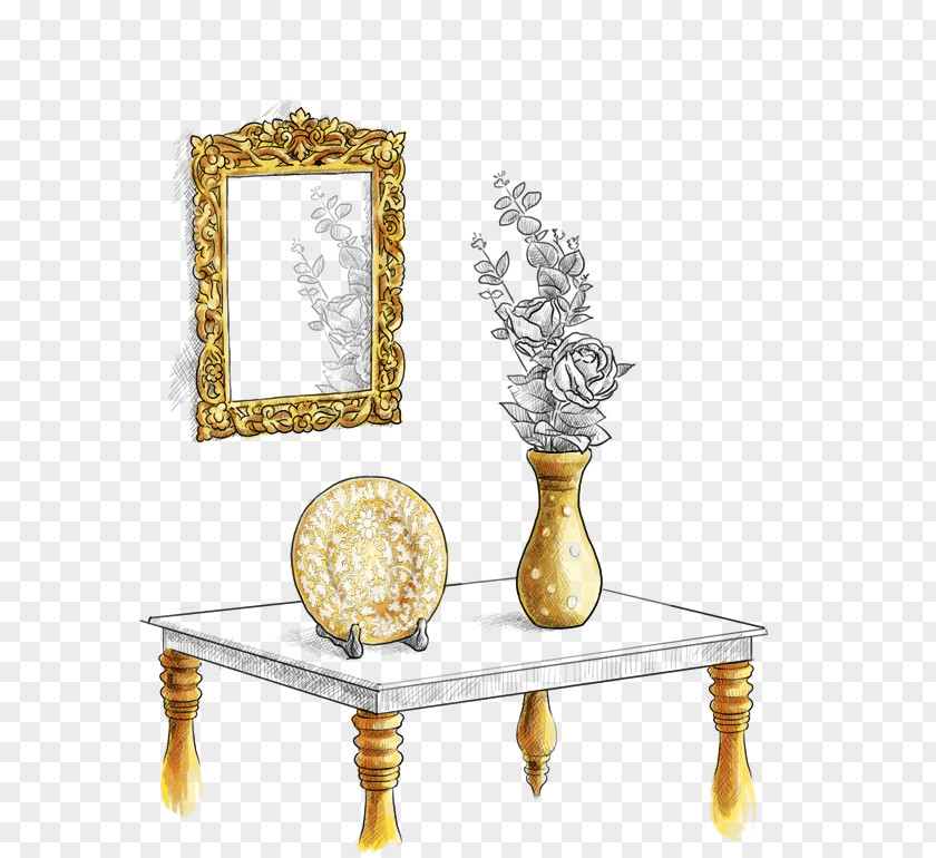 Continental Exquisite Metal Frame Pattern To This Day Table Craft Furniture Dileep Industries PNG