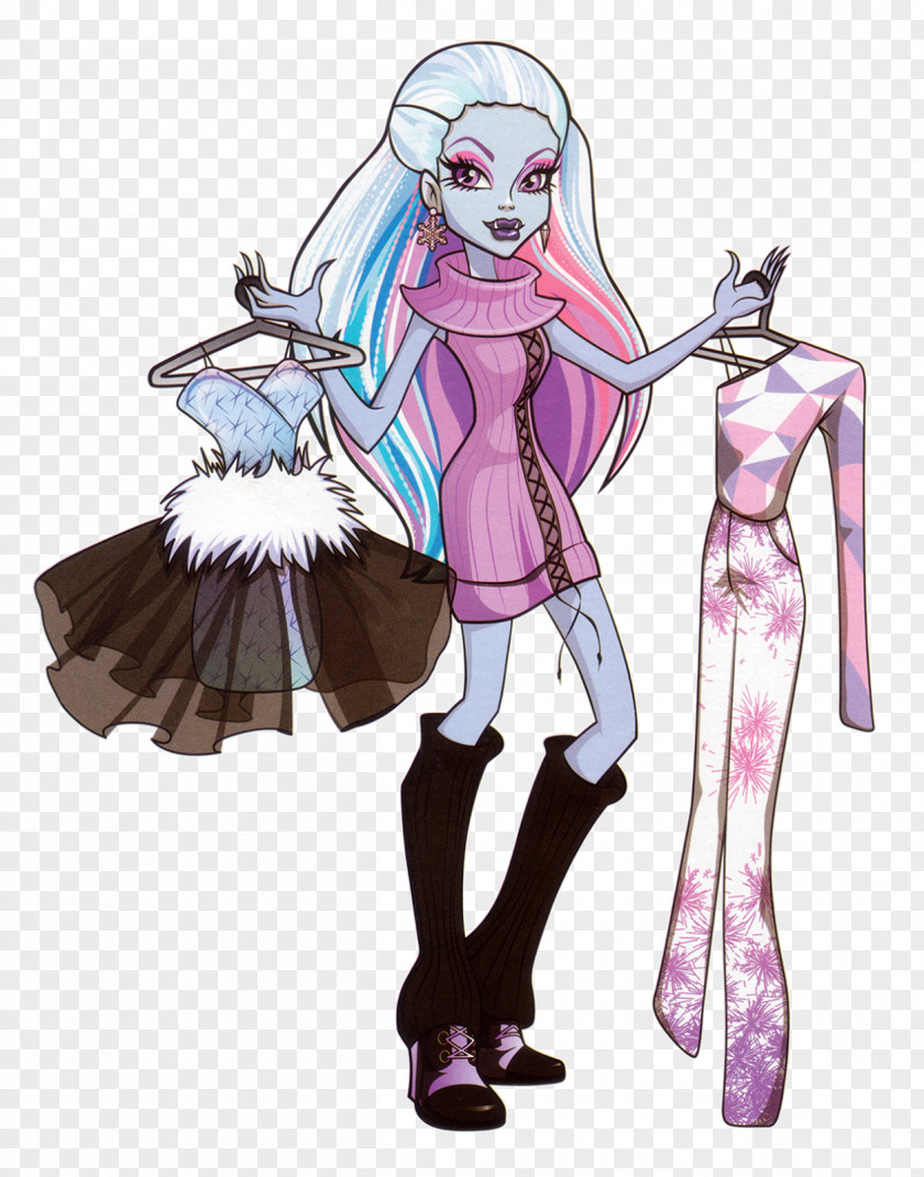 Doll Monster High Clawdeen Wolf Abbey Bominable PNG
