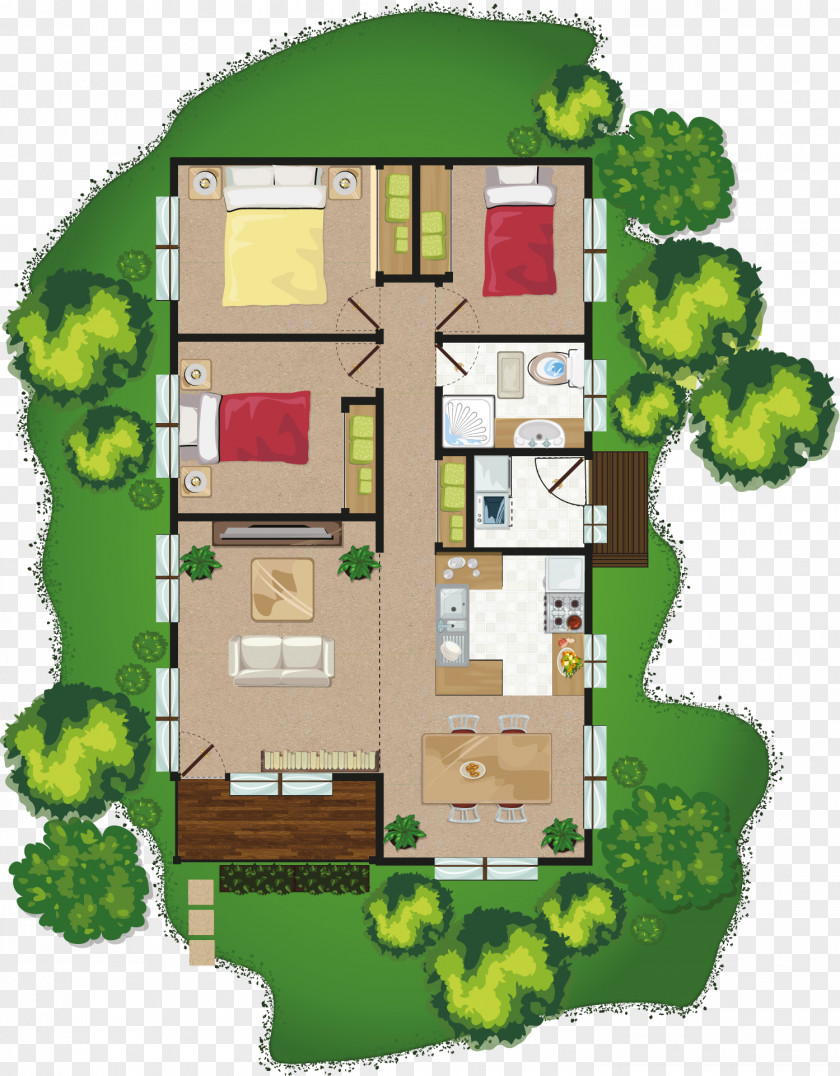 Floor Plan Residential Area Property PNG
