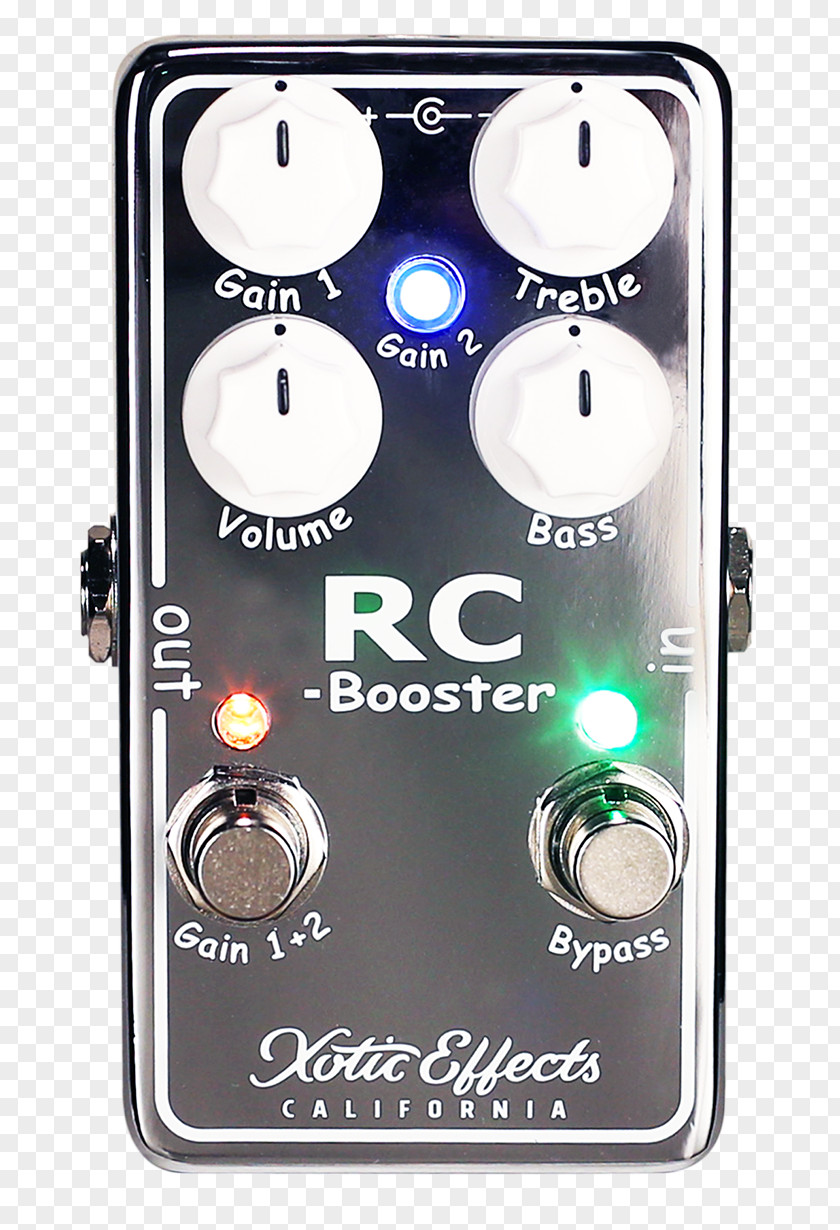 Guitar Pedal Xotic RC Booster Effects Processors & Pedals Guitarist Distortion PNG