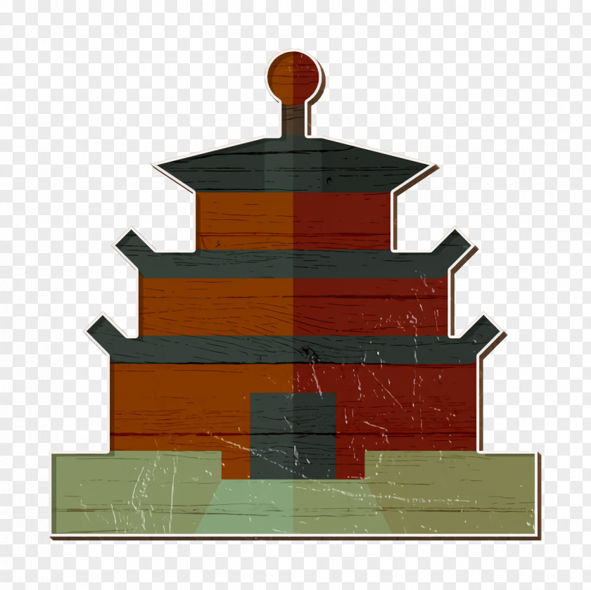 Chinese Temple Icon China History PNG