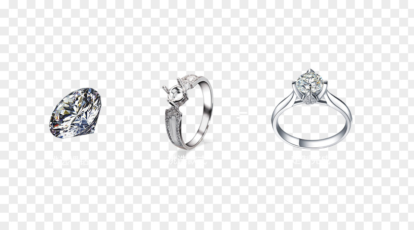 Diamond Ring Setting Marriage Computer File PNG