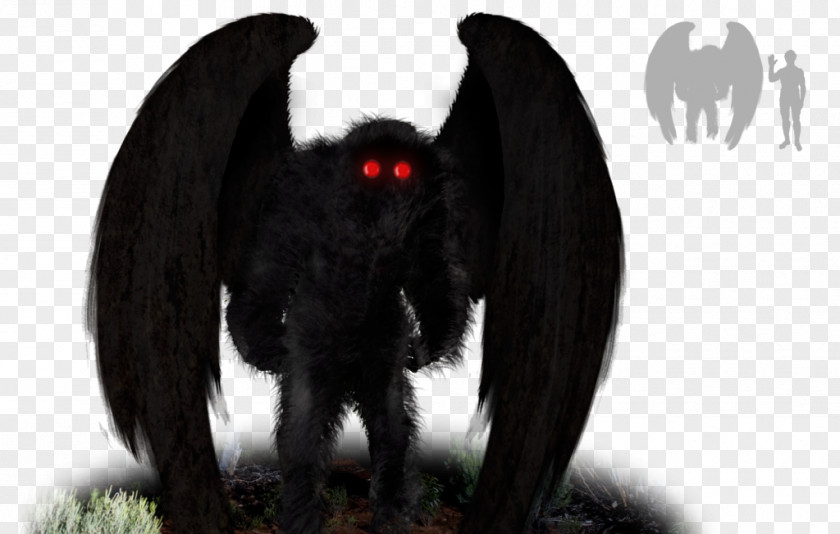 Gray Wolf Boogeyman United States Mothman Bigfoot Legendary Creature PNG