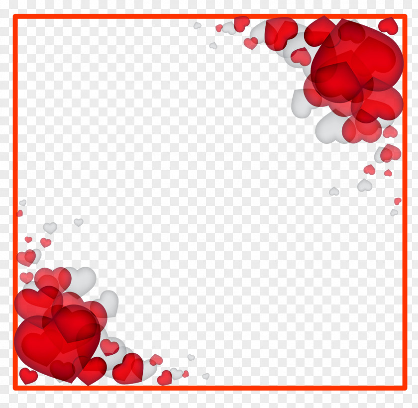 Hearts Background Valentine's Day Heart Love Romance Clip Art PNG