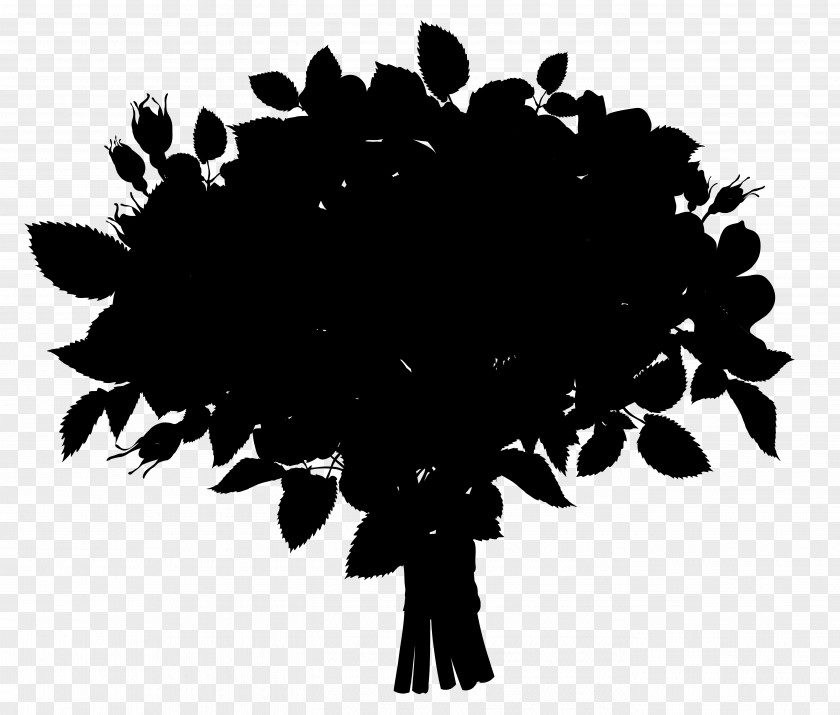 Leaf Tree Black-and-white Plant Logo PNG