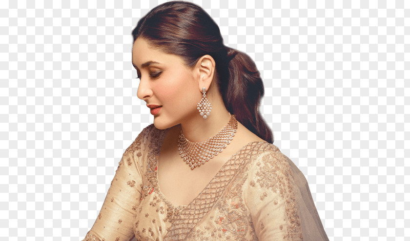 Malabar Gold Jewellery Models Advertising STXG30XEAMDA PR USD Long Hair Kareena Kapoor Diwali PNG