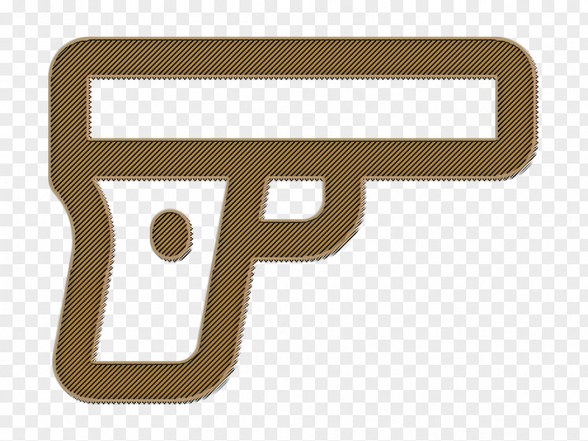 Military Outline Icon Gun PNG