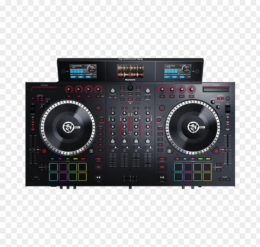 Numark NS7 III NS7III DJ Controller Industries Disc Jockey PNG