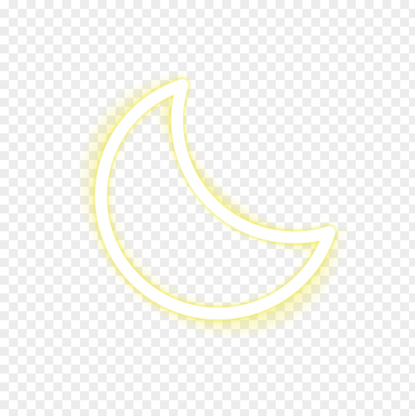 Vector Yellow Moon Material White Pattern PNG