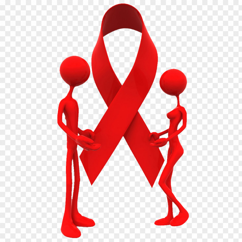 World AIDS Day Red Ribbon HIV Immune System PNG