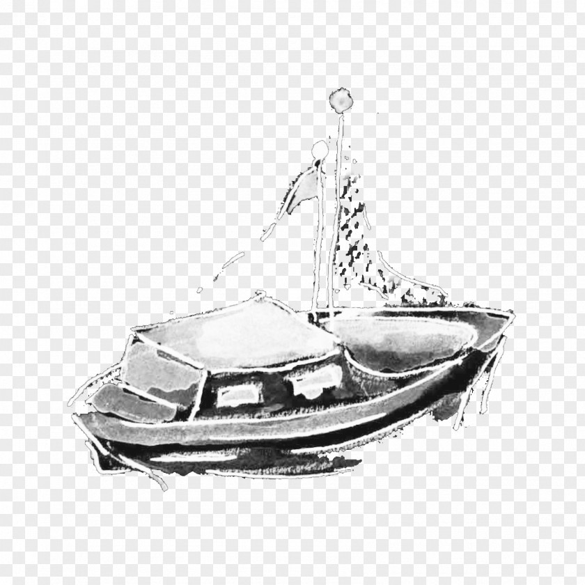 Boat Drawing Red Fox PNG