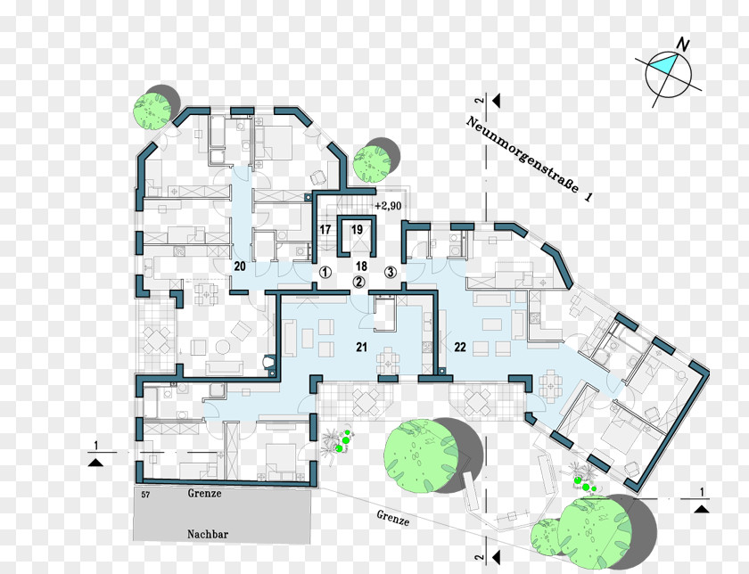 Design Urban Floor Plan PNG