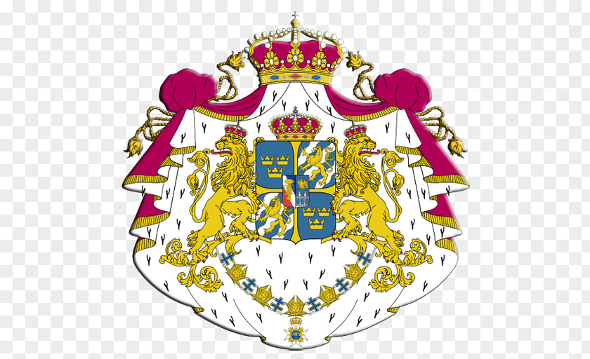 Royal Court Flag Of Sweden Desktop Wallpaper Image PNG