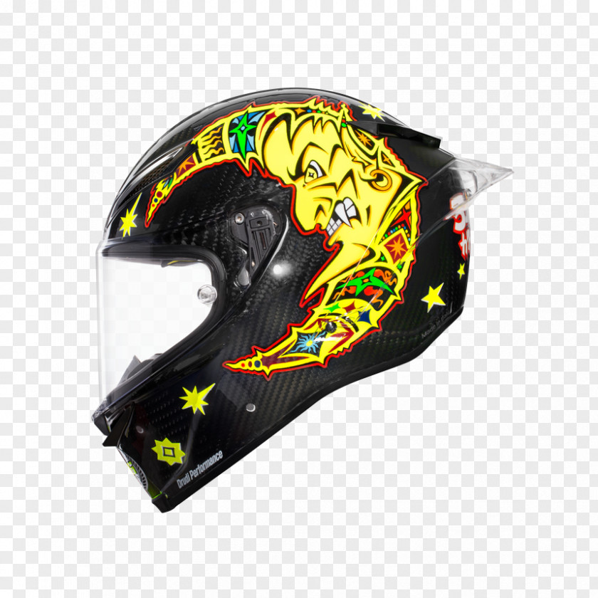 Valentino Rossi 2018 Motorcycle Helmets AGV Racing PNG