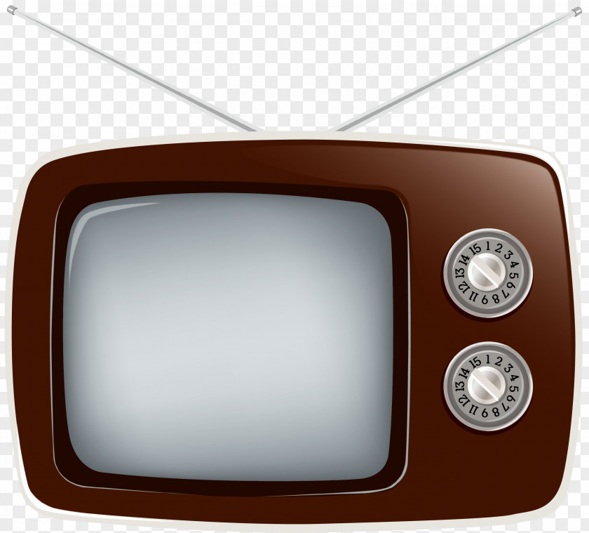 Vector Black And White TV Television Download PNG