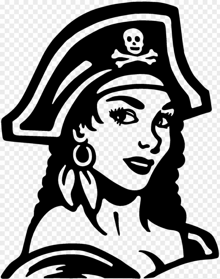 Woman Female Drawing Piracy PNG