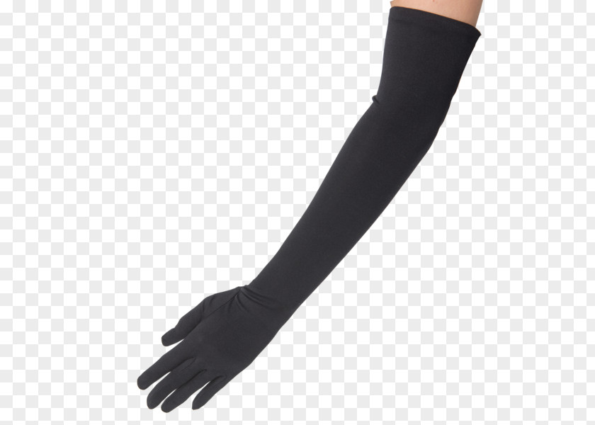Arm Evening Glove Thumb Silk Leather PNG