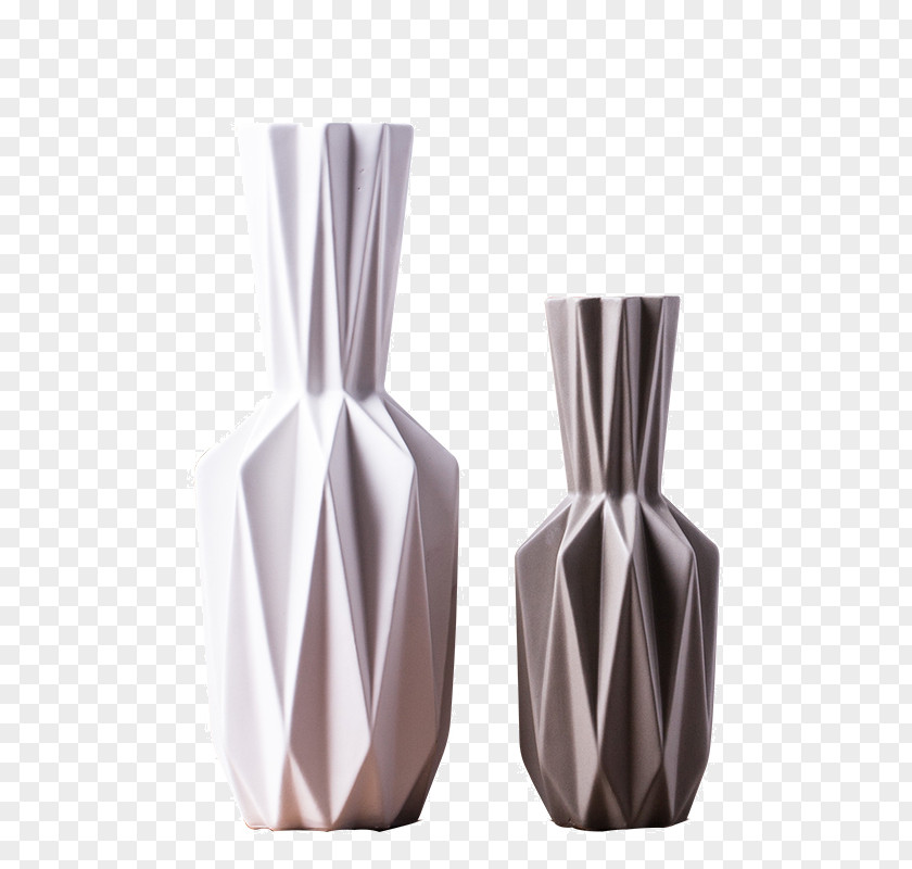 Ceramic Vase Decoration Flower Origami Decorative Arts PNG