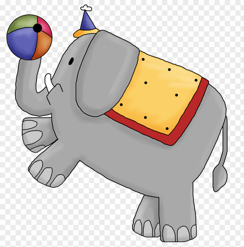 Elephant Motif Indian Circus Clip Art PNG