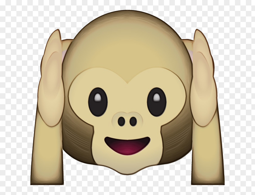 Old World Monkey Gesture Emoji PNG