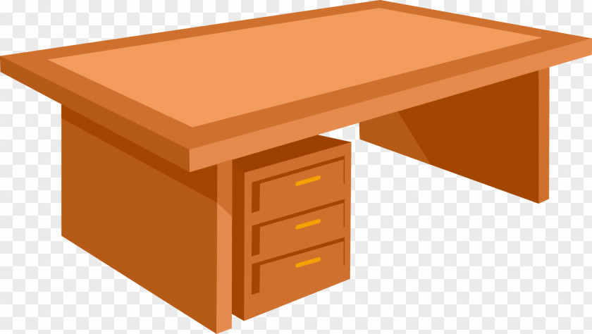 Vector Computer Desk Table Office PNG