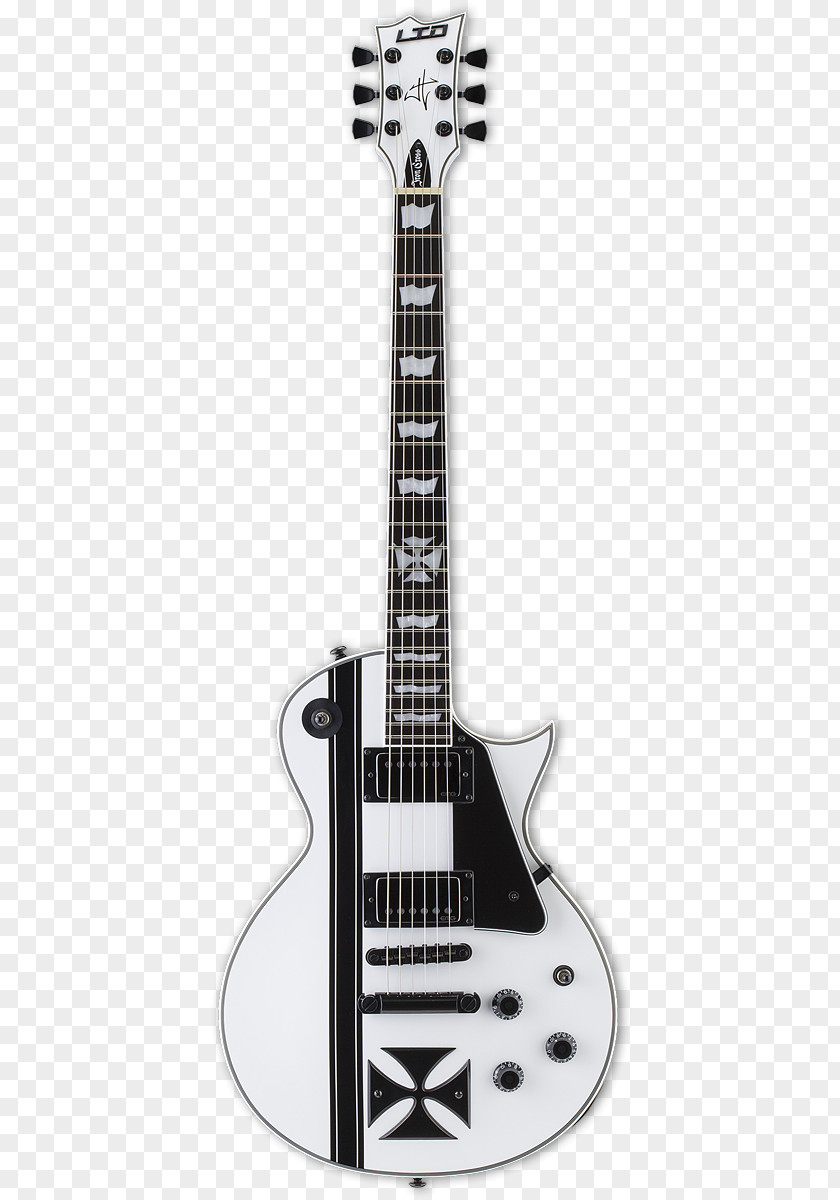Electric Guitar ESP James Hetfield Signature Snakebyte LTD MH-103 Guitars PNG