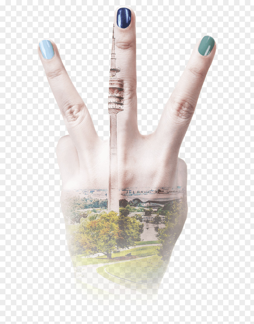 Nail Hand Model PNG