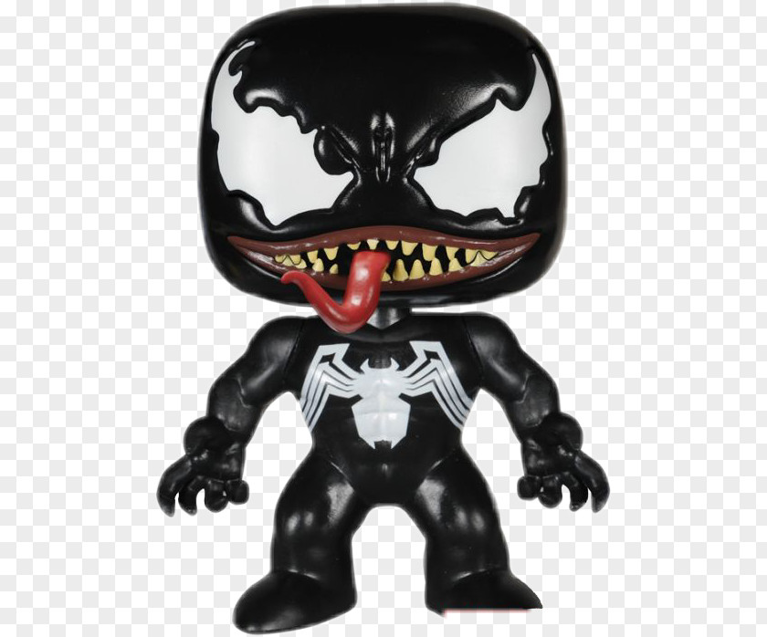 Scary Venom Marvel Exclusive Pop! Vinyl Bobble Head Figure Spider-Man Deadpool Funko PNG