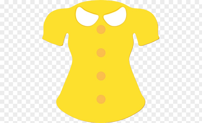 Sportswear Top Yellow Background PNG