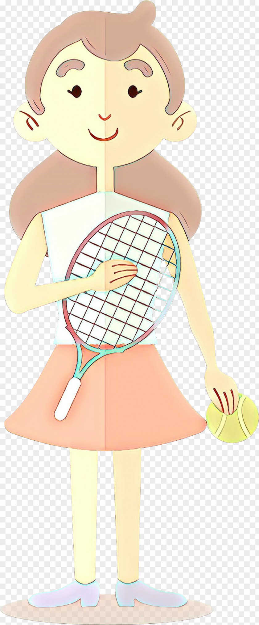 Tennis Racket Cartoon Player PNG