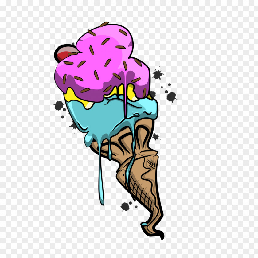 Ice Scream House Pink M Organism Clip Art PNG